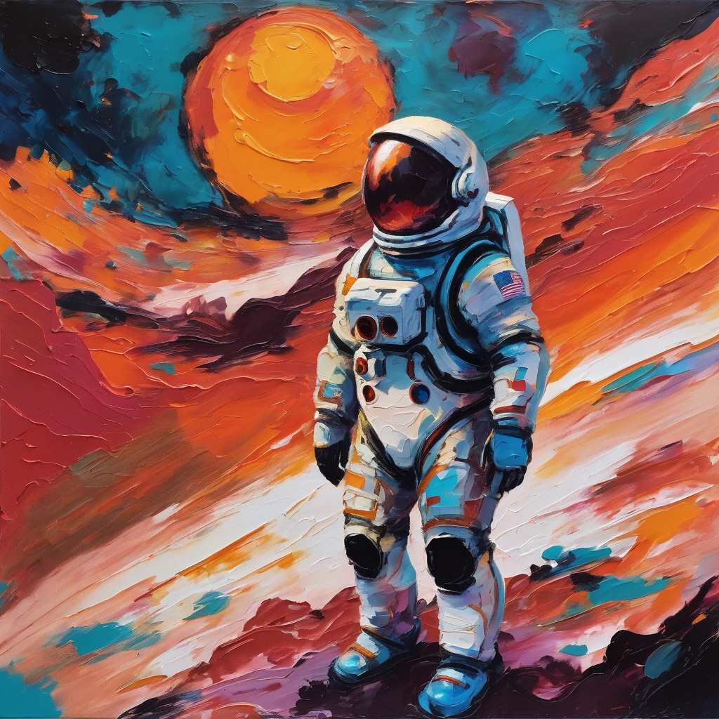 Astronaut on mars